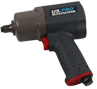 US PRO Industrial 1/2 Dr Air Impact Wrench Gun, 850nm 627ft/lb 8613