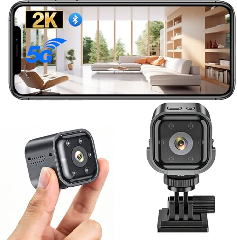 Vutlace Spy Camera, WiFi Hidden Camera with Night Vision, 4K HD Indoor Security Camera featuring Motion Detection and Night Vision for Baby/Pet Monitoring and Home Security
