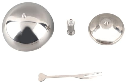 Generic Retro Glasskopp i Rostfritt Stål Vintage Serveringsskål för Sallad, Pudding och Efterrätt, Perfekt för Hemmabruk, Lätt Att Rengöra (Liten storlek 9cm)