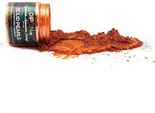 Epoxidharz Farbpigmente Cinnamon Brown Pearl für Giessharz Beton Seifenfarbe Farbpulver Nail Art UV Gel Autolack Flüssiggummi mit Metallic Perlglanz Effekt Mica Schimmer Pulver Pigmente (25 Gramm)