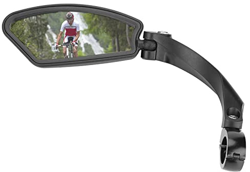 Fydun Rétroviseur de Vélo Rotatif à 180° Réglable pour Guidon de 21 à 26 mm - Miroir de Sécurité HD pour Vélo de Montagne (Left Rear View Mirror HF-MR080L)