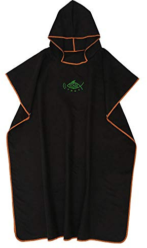 Ghopy Swim Towel Robe Adult Changing Robes Towel Hooded Surf Poncho for Men Women, Quick Dry Lightweight Microfiber Universal Size for Swimming Surfing and Beach Fits Mens Womens Adults