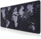 Retoo Alfombrilla Ratón XXL 80x30cm Mapa Mundial Gaming Antideslizante Impermeable Precisión Suave Ordenador Oficina Escritorio Goma Portátil
