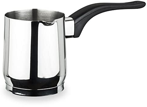 NAVA Caffettiera in acciaio ACER per la preparazione di caffè turco 250 ml adatto a induzione