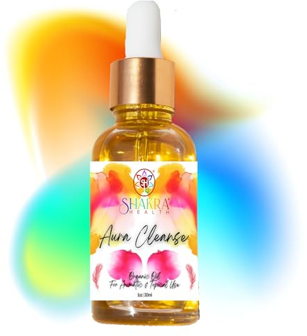 Aceite corporal y aceite hidratante de ritual diario | Paz, enfoque y protección. Limpieza de aura, hechizos e invocaciones de atracción pagana. Aceite de masaje vegano, orgánico, natural (Aura)