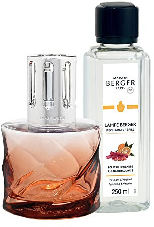 LAMPADA CATALITICA SPIRALE AMBRA + FRAGRANZA CRUNCHY RHUBARB 250ML MAISON BERGER