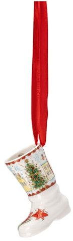 Hutschenreuther Sammelkollektion 23 Weihnachtsbaum Porz.-Ministiefel, 7 cm