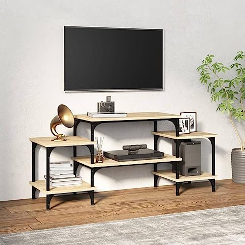 RAUGAJ Home & Garden TV-Schrank, Sonoma-Eiche, 117 x 35 x 52 cm, Holzwerkstoff