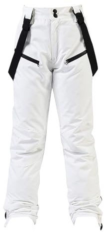 luohaibell Skihose mit Trägern für Männer und Frauen, dicke Skihose, warm, winddicht, wasserdicht, dick, warm, Herbst, Winter, leichte Hose