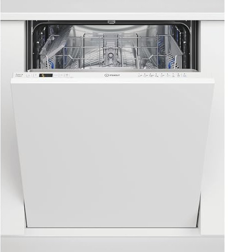 Indesit Push and Go D2I HD526 UK Built-In 14 Place Setting DIsh Washer - White