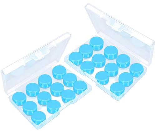 Tappi per le orecchie in silicone 24 pezzi Tappi per le orecchie per dormire Tappi per le orecchie per dormire Tappi per le orecchie per dormire con cancellazione del rumore per dormire e studiare
