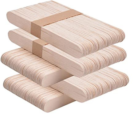 Hohopeti 250stücke Holzsticks Für Basteln Eisstäbchen Diy Sticks Bastelstäbchen Holz Diy Eisstäbchen Bastelstäbchen Für Bastelprojekte Für Junge Mädchen