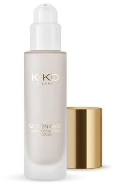 KIKO Milano Golden Oasis Luminous Face Base & Serum, Feuchtigkeitsspendendes Gesichtsserum Und Primer Mit Leuchtendem Finish