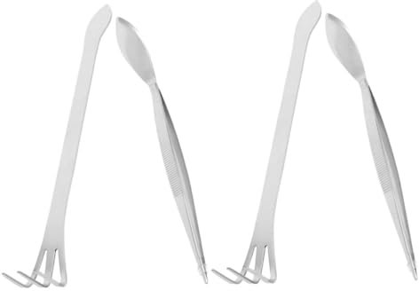 SUPVOX Juego De Herramientas Versátiles 4piezas Herramientas De Jardinería Pinzas Para Bonsái Para Plantas De Interiores y Jardín