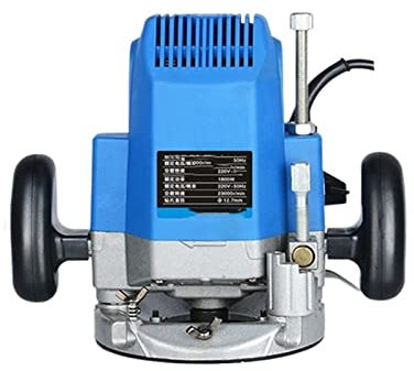 Fresadora de Madera Rebajadora Eléctrica, Máquina de grabado de carpintería de mano multifuncional 1800 W/2200 W máquina cortadora de ranuras eléctrica herramienta de fresado de madera para la Decorac