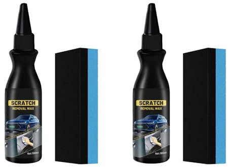 Autopolitur Kratzer Entfernen, Kratzer Entferner Auto, Kratzerentferner Autolack, Lackkratzer Entferner Auto, Flüssigglas für Autolack Politur, Autolackreparaturset, Car Scratch Remover, 100ml, 2Pc