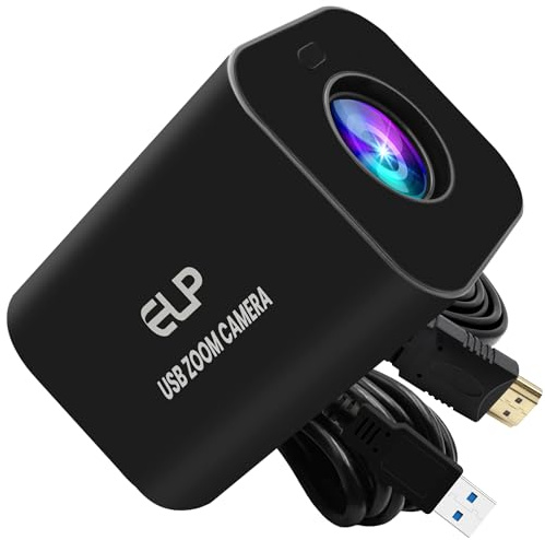 G Zoom 12x 4K 30fps USB Camera 1080P 60fps HDMI USB Webcam Autofocus Manuale PC Camera H.265 H.264 Alta Velocità Varifocal Webcam per Streaming Videoconferenze (zoom 21X)