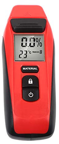 Holzfeuchtigkeitsmessgerät, 2 Stifte mit digitaler LCD-Anzeige zum Messen von Brennholz, Teppichen, Möbeln, Böden, Baumaterialien