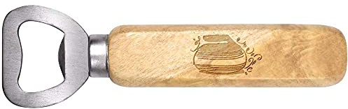 Azeeda 'Curling Stone' Wooden Bottle Opener (BO00058280)