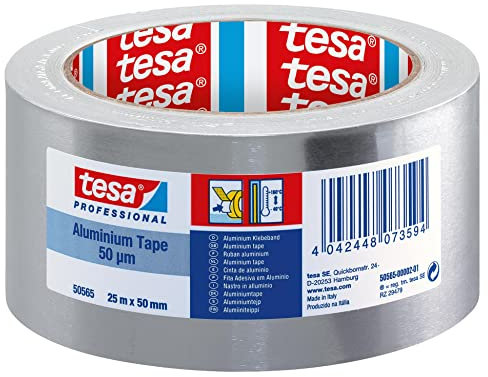 Klebeband, Aluminiumfolie, 50 m x 50 mm, Kupfer, Aluminiumband, 1 Stück, 50565-0000-01