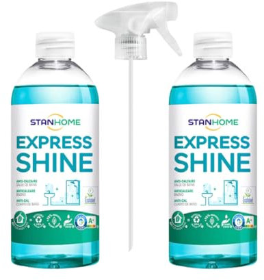 STANHOME Express Shine Pulizia Bagno Anticale Disincrostante, Detergente Wc, rimuove sporco e calce (500ml) (2)