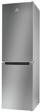 Indesit LI8 S2E S - Frigorifero Combinato Libera Installazione, Capacità 339 L, Classe Energetica E, Acciaio Inox. Dimensioni: 188,9cm x 59,5cm x 65,5cm
