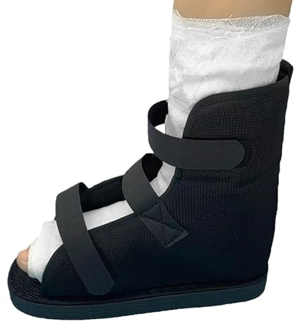 JIAHG Fracture Recovery Shoes Gypsum Shoe Sock Cover Rehabilitation Shoes Foot Fracture Support Open Toe Plaster Cast Boot Post-Injury Protection Cast Shoe for Swollen Feet Bone Healing Support