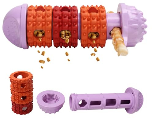 Jeu Distributeur de Snack pour Chiens | Distributeur De Snack in - à Mâcher Interactifs pour Chiots Dentition - pour Ennuyer, Stimulation, Enrichissement, Dentition, Alimentation
