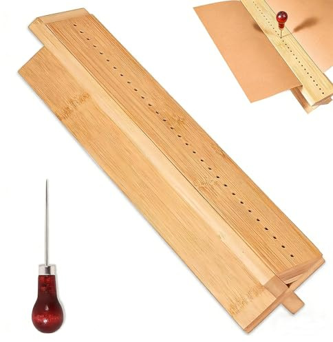 Set di raccoglitori in legno con punteruoli, fustellatrice per libri, rilegatrice per libri, punzonatrice per libri, punzonatura, set di strumenti per fai da te, per riviste, pianificatori e libri