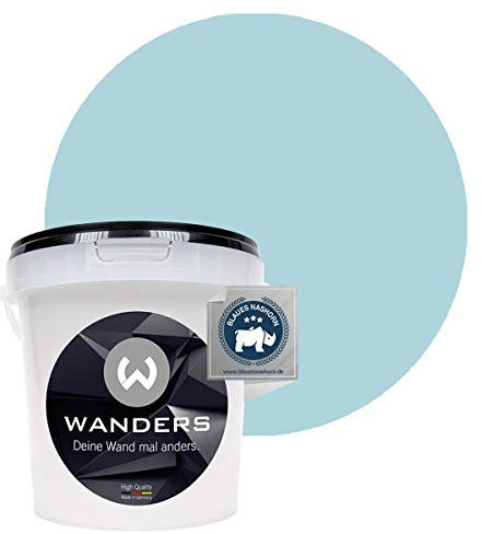 Wanders24 Tafelfarbe (1Liter, Persisch Blau) Blackboard Paint - Tafellack - abwischbare Wandfarbe - in 20 Farbtönen erhältlich - Made in Germany