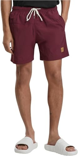 Men Tb1026-Block Swim Shorts 1 Cherry L