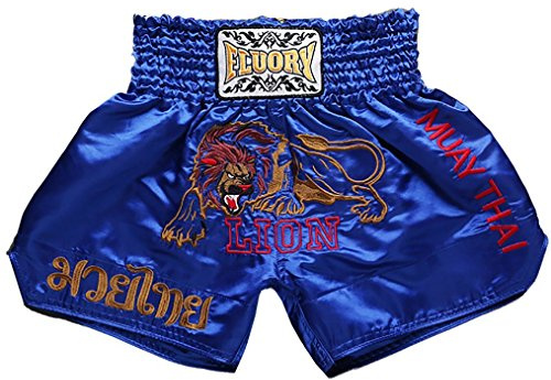 FLUORY Muay Thai Fight Shorts - MMA Training Clothing for Martial Arts, Kickboxing & Grappling