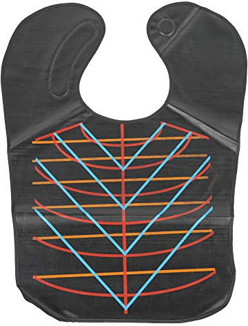 Brrnoo Mantella barbiere professionale parrucchiere impermeabile, abito taglio per acconciatura parrucchiere per tagliare, tingere o lavare i capelli(Nero)