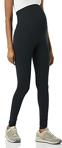 Amazon Essentials Cómodas Mallas de Maternidad Mujer, Negro, S