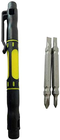 Cacciavite tascabile, cacciavite portatile 4 in 1 a doppia estremità, cacciavite multiuso per lavori e riparazioni assortite