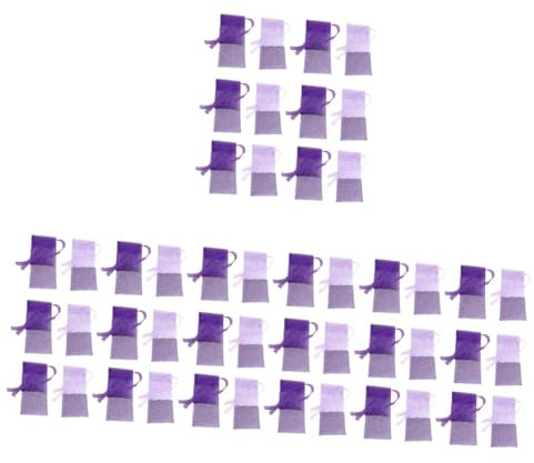 SOLUSTRE 96 Stück Beutel-Aufbewahrungsbeutel Für Hochzeitsgeschenke Leere Lavendel-Potpourri-Beutel Getrockneter Lavendel Große Mengen Auto- Schmuck-Geschenkbeutel