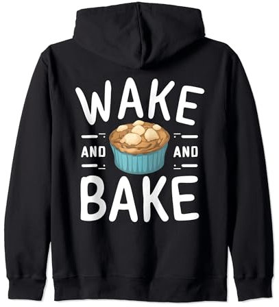 Wake And Bake Moule à gâteau amusant Sweat à Capuche