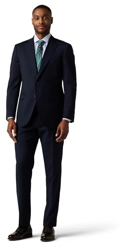 Alton Lane Mercantile Suit Tailored Fit - Premium Quality Suits for Men, Stylish and Elegant Formal Suit for Men, Navy, 36R