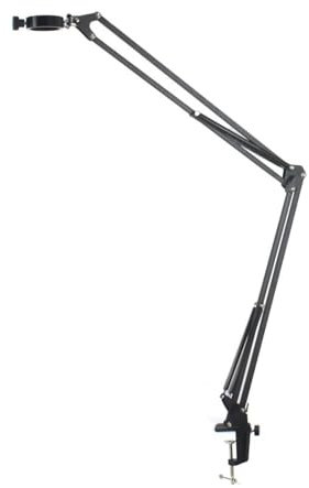 Mikroskop-Zubehör-Kit Aluminium Legierung Ständer Mikroskop Kamera Ständer Halter Halterung Lift Stand Tisch Rahmen for Mikroskop Reparatur Löten Mikroskopische Objektträger(Size:370mm 50mm Install)