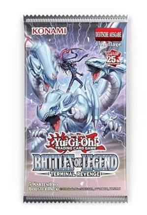 1x Yugioh - Battles of Legend: Terminal Revenge Booster - 5 Karten pro Booster - DEUTSCH + Heartforcards® Versandschutz