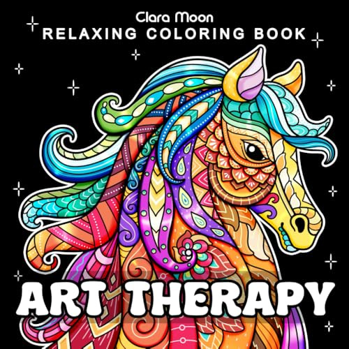 Art Therapy: Relaxing Coloring Book Featuring Mandala Animal Patterns with Dogs, Cats, Butterflies, and Ocean Creatures for Stress Relief Moments