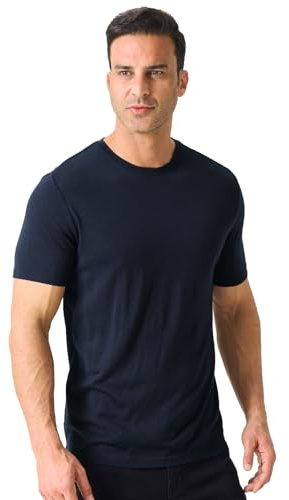 Merino Protect Maglietta Lana Merino Uomo Antiodore Leggera Funzionale Intimo Termico Uomo per Trekking e Viaggi