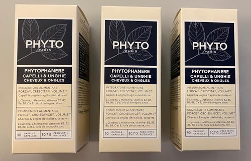 PHYTOPHANERE® 3 Confezioni da 90 capsule - Oltre 4 mesi di trattamento.
