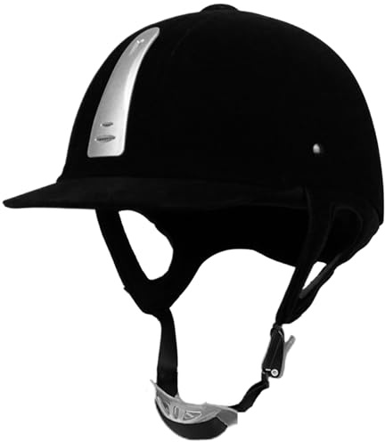 Hilai Casco de equitación, Casco de equitación Acolchado Suave con Correa Ajustable, Ecuestre anticolisión, Seguridad a Caballo, Suministros para Caballos para Mujeres y Hombres