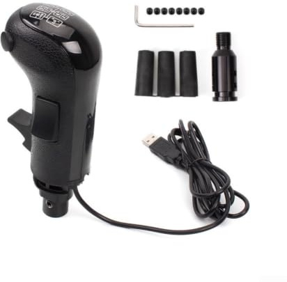 USB Schaltsimulator-Knauf Für Logitech G25/G27/G29/G920/G923 & Für Thrustmaster TH8A, 18-Gang Umschalter Mit Plug-and-Play Für ETS2/ATS Am PC
