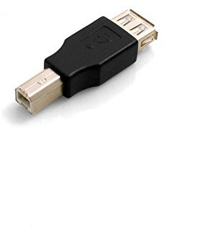System-S USB Tipo A femmina a USB Tipo B Maschio Adattatore Cavo adattatore spina adattatore