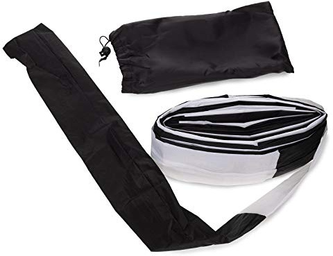 Skymonkey Tubetail Drachenschwanz, Schlauch [10m; 15m], schwarz-weiß