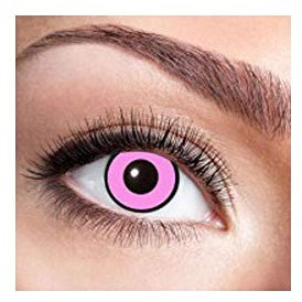 Zoelibat Lenti a Contatto Settimanali Rosa Pink Manson per Halloween o Carnevale Travestimento