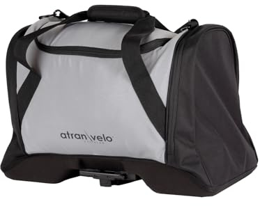 ATRAN VELO Pulse Duffle Bag schwarz/reflektierend, entworfen, um einen Schlag zu nehmen und Nicht zu beten