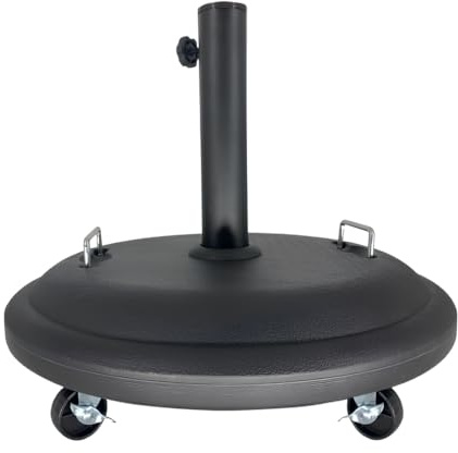 FORNOR 23905 Schirmständer aus schwarzem Zement 25 kg m.